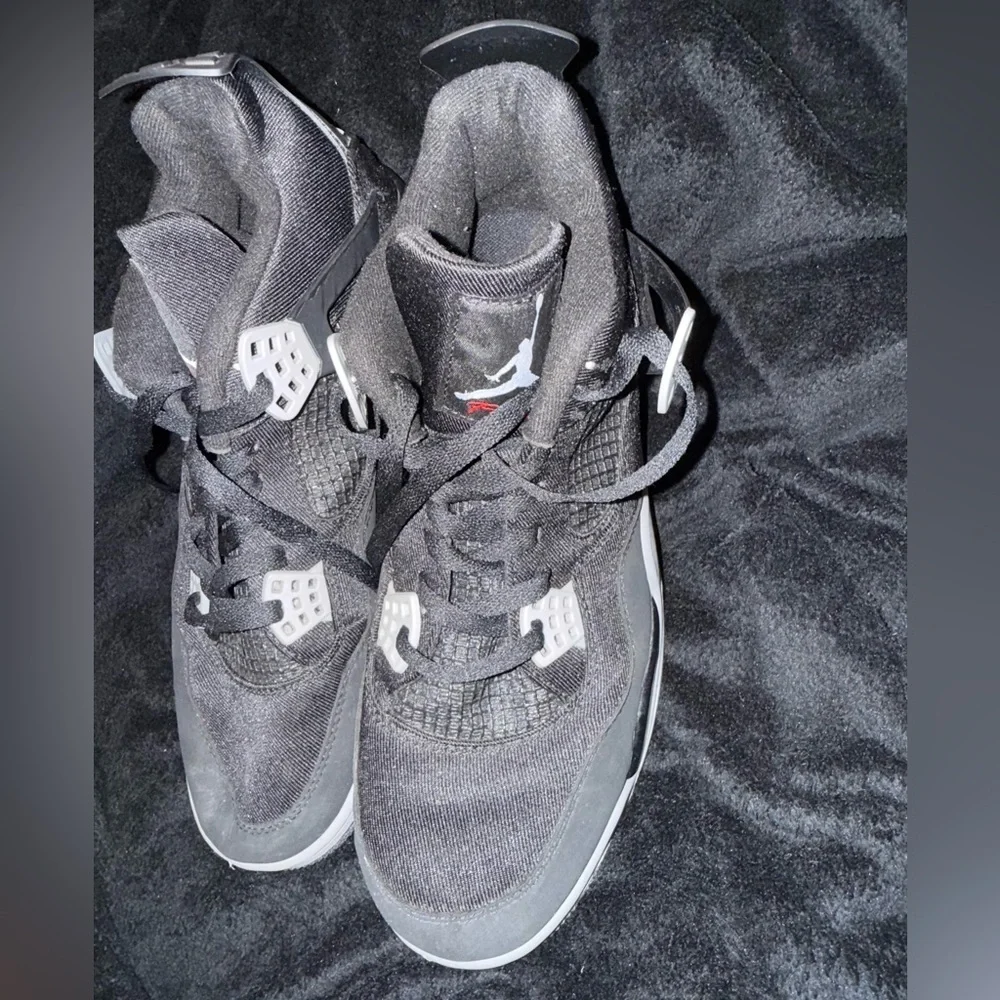 Jordan Black and Gray Sneakers